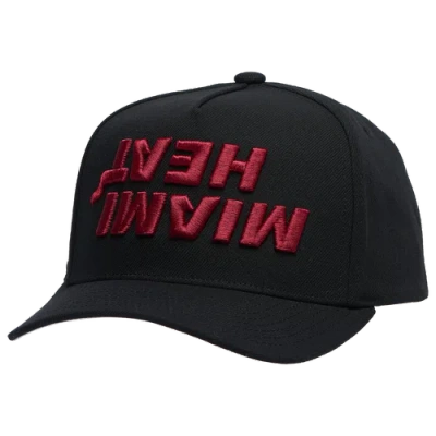 Mitchell & Ness Miami Heat  Heat Upside Prosnap Cap In Black