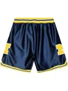 Mitchell & Ness Michigan Wolverines 1991 Authentic Shorts In Blue