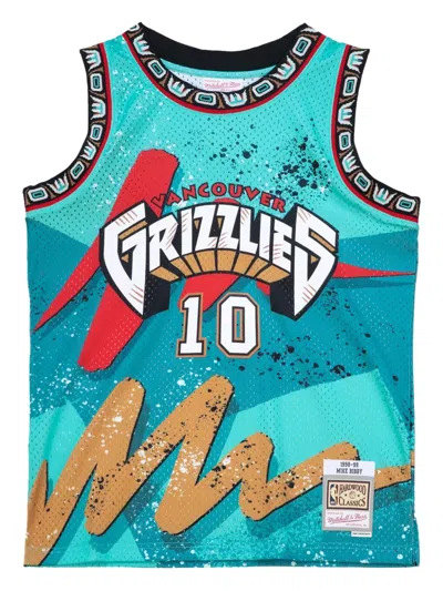 Mitchell & Ness Mike Bibby Nba Vancouver Grizzlies 1998/99 Swingman Tank Top In Green