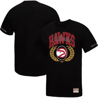 Mitchell & Ness Black Atlanta Hawks Nba X Michelob Ultra Rewind Ii T-shirt