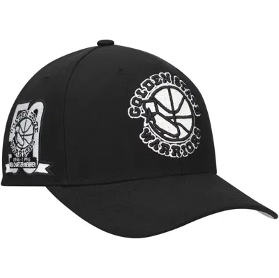 Mitchell & Ness Black Golden State Warriors Panda Adjustable Hat