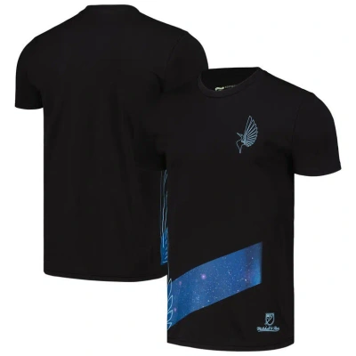 Mitchell & Ness Black Minnesota United Fc Jersey Hook Collection Starry Night T-shirt