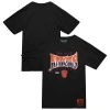 Mitchell & Ness Black New York Knicks Worldwide Collection Glow Up T-shirt