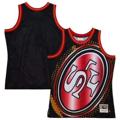 Mitchell & Ness Black San Francisco 49ers Big Face 7.0 Fashion Tank Top
