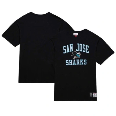 Mitchell & Ness Black San Jose Sharks Legendary Slub T-shirt
