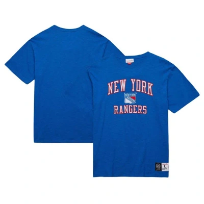 Mitchell & Ness Men's  Blue New York Rangers Legendary Slub T-shirt