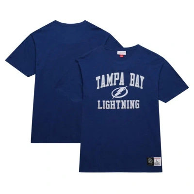 Mitchell & Ness Men's  Blue Tampa Bay Lightning Legendary Slub T-shirt