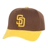 MITCHELL & NESS MITCHELL & NESS BROWN SAN DIEGO PADRES CORDUROY PRO SNAPBACK HAT