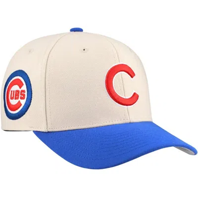 Mitchell & Ness Cream Chicago Cubs Pro Crown Adjustable Hat In Multi