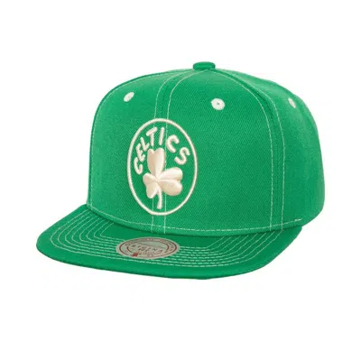 Mitchell & Ness Kelly Green Boston Celtics Energy Contrast Snapback Hat