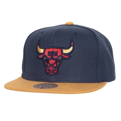 Mitchell & Ness Men's  Navy Chicago Bulls Work It Snapback Hat