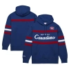 MITCHELL & NESS MITCHELL & NESS NAVY MONTREAL CANADIENS HEAD COACH PULLOVER HOODIE