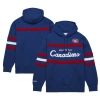 Mitchell & Ness Men's  Navy Montreal Canadiens Head Coach Pullover Hoodie In Navy