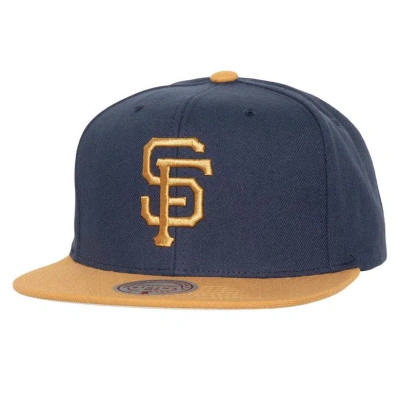 Mitchell & Ness Mitchell Ness Men's Navy San Francisco Giants Work It Snapback Hat