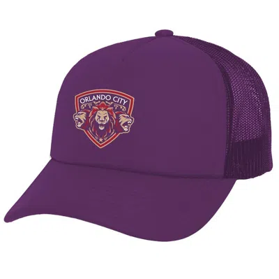 Mitchell & Ness Purple Orlando City Sc 10th Anniversary Trucker Adjustable Hat
