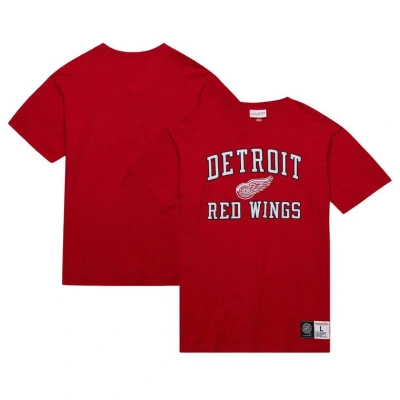 Mitchell & Ness Men's  Red Detroit Red Wings Legendary Slub T-shirt