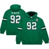 Mitchell & Ness Men's Reggie White Kelly Green Philadelphia Eagles Retired Player Name Number Pullover Hoodie In Kelly Green