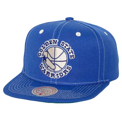 Mitchell & Ness Royal Golden State Warriors Energy Contrast Snapback Hat