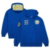 MITCHELL & NESS MITCHELL & NESS ROYAL GOLDEN STATE WARRIORS  TEAM OG 2.0 VINTAGE LOGO FLEECE PULLOVER HOODIE