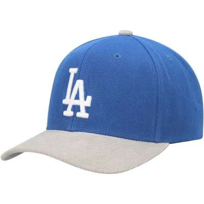 Mitchell & Ness Men's  Royal Los Angeles Dodgers Corduroy Pro Snapback Hat