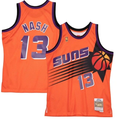 Mitchell & Ness Steve Nash Orange Phoenix Suns 1996-97 Hardwood Classics Reload 2.0 Swingman Jersey