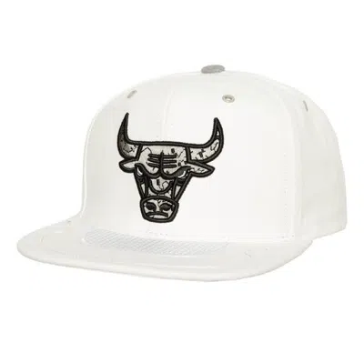 Mitchell & Ness Mitchell Ness Men's White Chicago Bulls Day 4 Snapback Hat