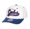 MITCHELL & NESS MITCHELL & NESS WHITE CHICAGO CUBS COOPERSTOWN COLLECTION TAIL SWEEP PRO SNAPBACK HAT