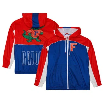 Mitchell & Ness White Florida Gators Big Shot Premium Full-zip Windbreaker