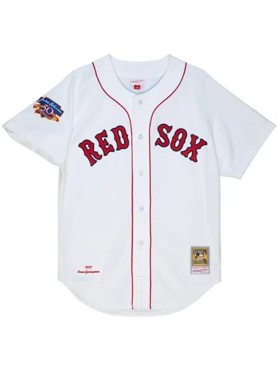Mitchell & Ness "mlb Boston Red Sox 1997 Nomar Garciaparra" Baseball Jersey In 白色