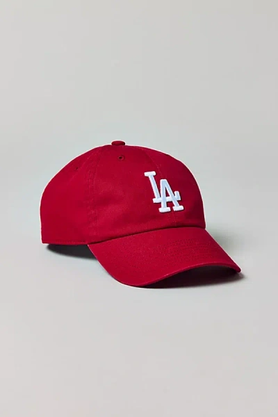 Mitchell & Ness Mlb Los Angeles Dodgers Logo Dad Hat In Red, Men's At Urban Outfitters