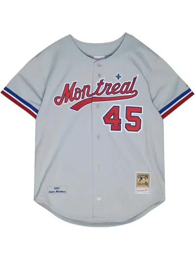 MITCHELL & NESS MLB MONTREAL EXPOS COOPERSTOWN "GREY/RED" AUTHENTIC JERSEY