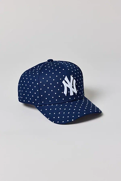 Mitchell & Ness Mlb New York Yankees Polka Dot Pro Snapback Hat In Navy, Men's At Urban Outfitters