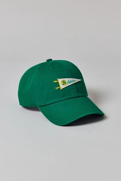Mitchell & Ness Mlb Oakland Athletics Pennant Dad Hat In Green, Women's At Urban Outfitters