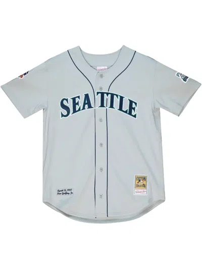 Mitchell & Ness Mlb Seattle Mariners Cooperstown "20th Anniversary In Grey