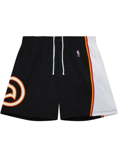 Mitchell & Ness Nba 1994 "hawks" Day Shorts In Black