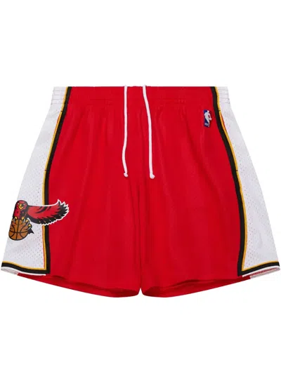 Mitchell & Ness Nba 1999 "hawks" Shorts In Red