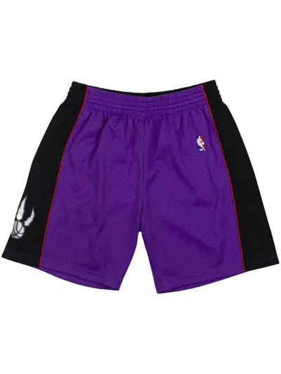 Mitchell & Ness "nba 1999 Toronto Raptors" Swingman Shorts In Purple