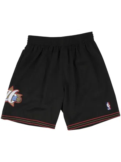 Mitchell & Ness "nba 2000-01 Philadelphia 76ers" Swingman Shorts In Black