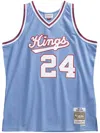 Mitchell & Ness "nba 85 Reggie Theus" Swingman Jersey Vest Top In Blue