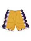 Mitchell & Ness X Nba 2009 Los Angeles Lakers Swingman Shorts In Yellow