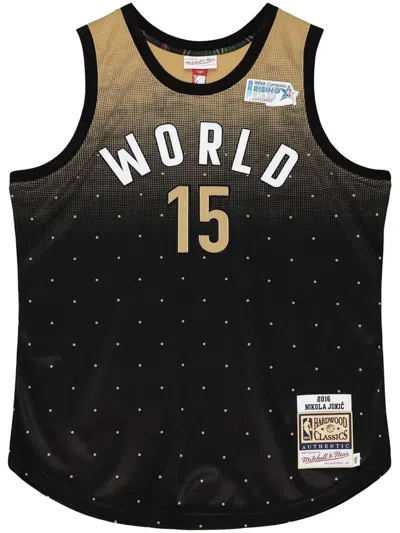 Mitchell & Ness "nba All-star 2016 Nikola Jokic" World Jersey In Black
