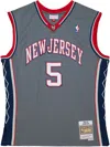 Mitchell & Ness Nba Alternate "nets 2004 Jason Kidd" Jersey In Grey