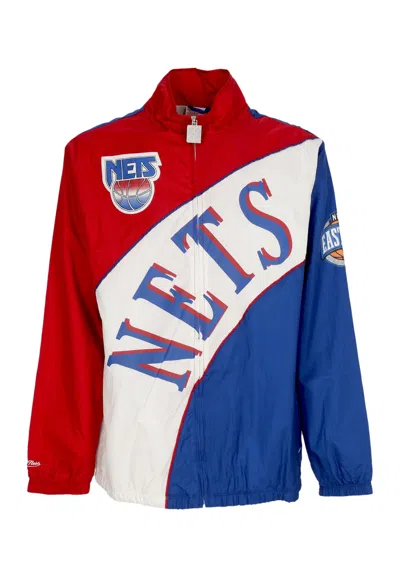 Mitchell & Ness Nba Arched Retro Lined Windbreaker Nejnet Multi/white Men's Windbreaker Jacket