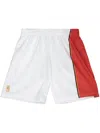 Mitchell & Ness "nba Atlanta Hawks 96" Swingman Shorts In White