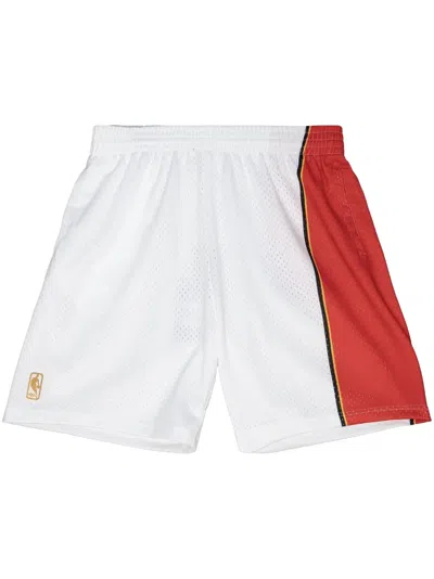 Mitchell & Ness "nba Atlanta Hawks 96" Swingman Shorts In White
