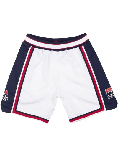 Mitchell & Ness Nba Authentic "usa 92" Shorts In White