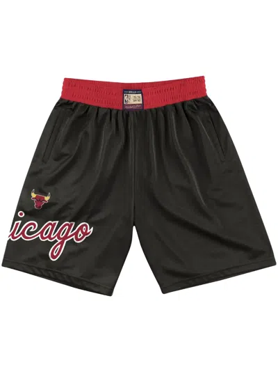 Mitchell & Ness "nba Chicago Bulls 1975" Team Heritage Shorts In Black