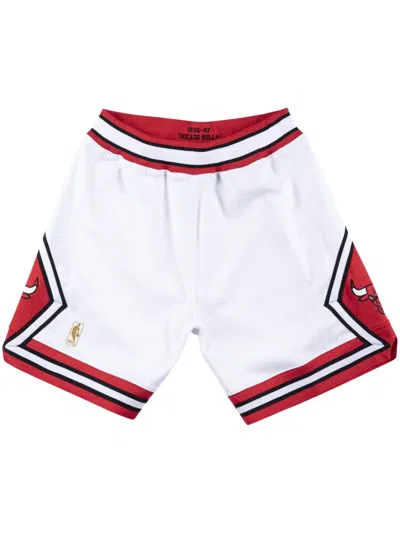Mitchell & Ness "nba Chicago Bulls 1996" Basketball Shorts In White
