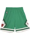 Mitchell & Ness "nba Chicago Bulls 2008" Swingman Shorts In Green