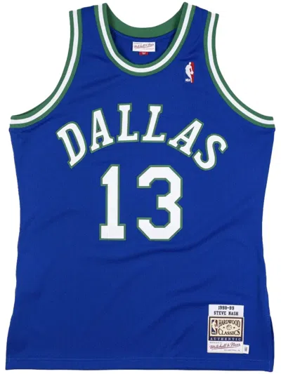 Mitchell & Ness "nba Dallas Mavericks 98 Steve Nash" Authentic Jersey In Blue